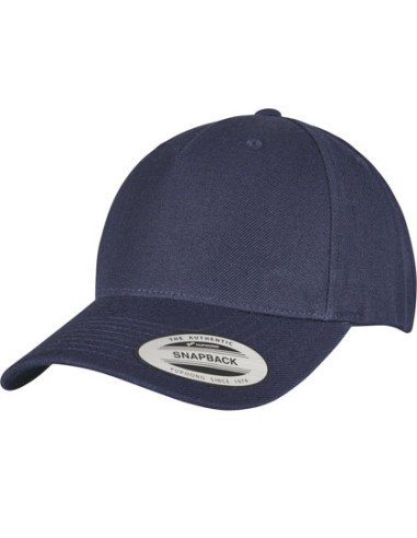 FLE-5789M-YP Classics 5-Panel Premium Curved Visor Snapback Cap